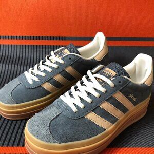 adidas Gazelle BoldGrey Magic Beige Gum
